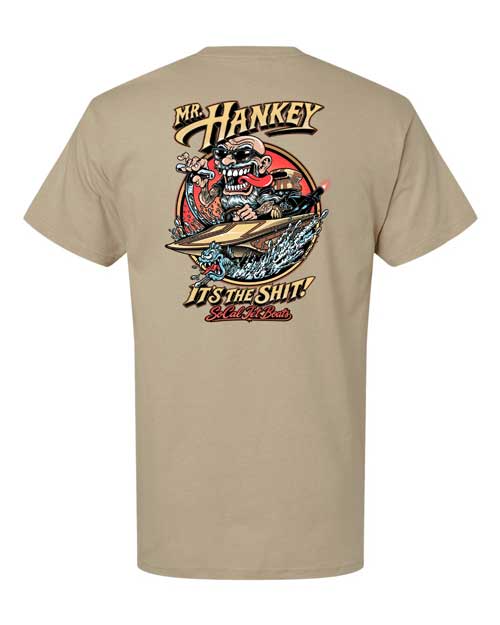 "Mr. Hankey" Men's Brown T-Shirt