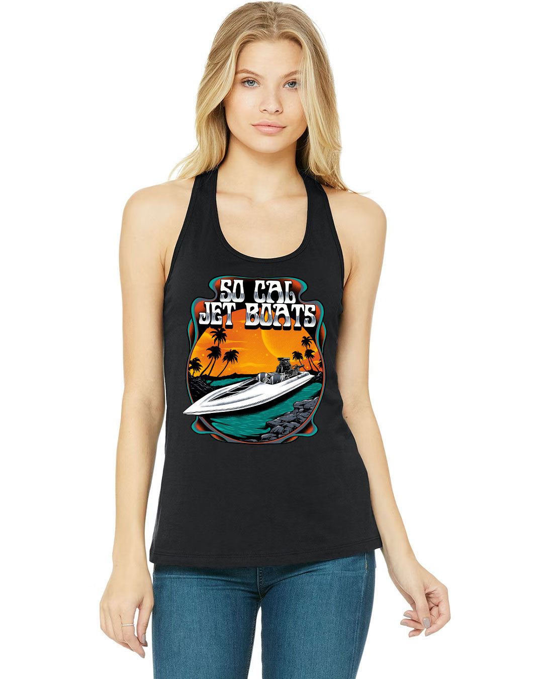 Sliver Women's Tank Top | SoCal Jet Boats | Jet Boat Apparel