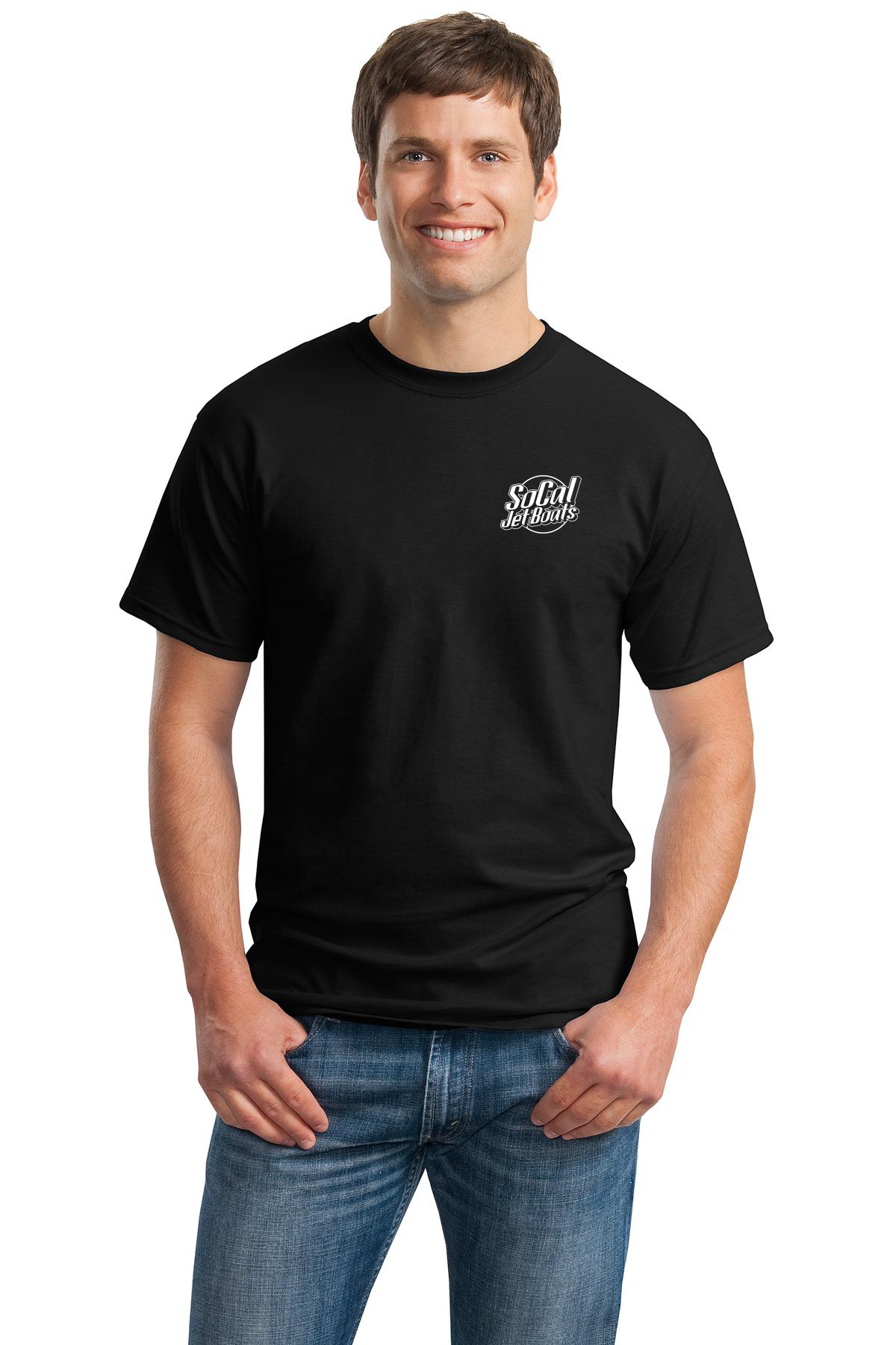 The White Bolt Mens T-Shirt | SoCal Jet Boats | Jet Boat Apparel