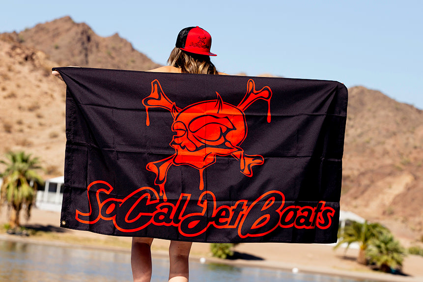 SoCal Jet Boats Single Sided Flag / Banner | SoCal Jet Boats | Jet Boat Apparel