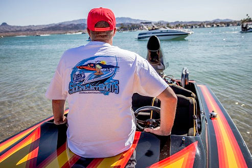 SoCal Jet Boats Blue Sprint Men's T-Shirt | SoCal Jet Boats | Jet Boat Apparel