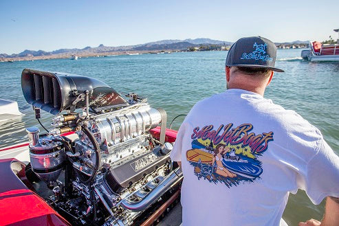 Beach Scene Men's T-Shirt | SoCal Jet Boats | Jet Boat Apparel