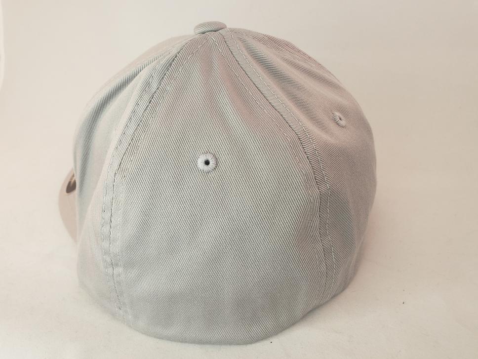 Light Grey Flexfit Curved Bill Fitted Hat
