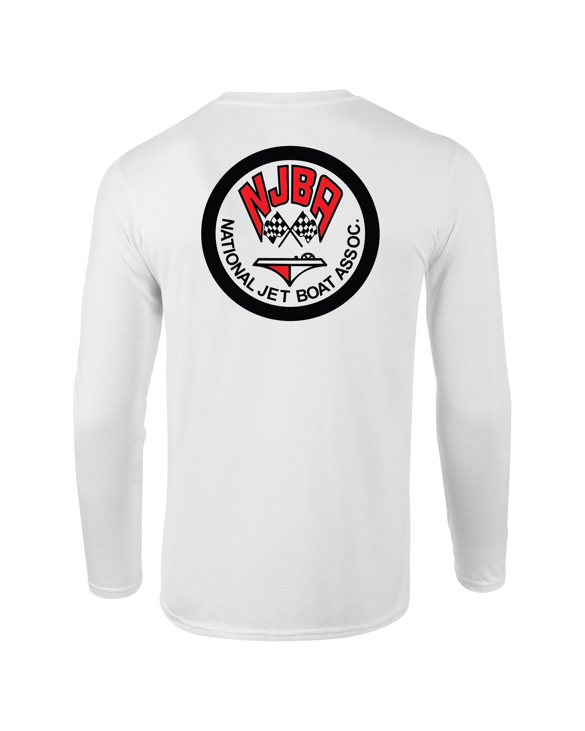 Official NJBA White Long Sleeve Shirt