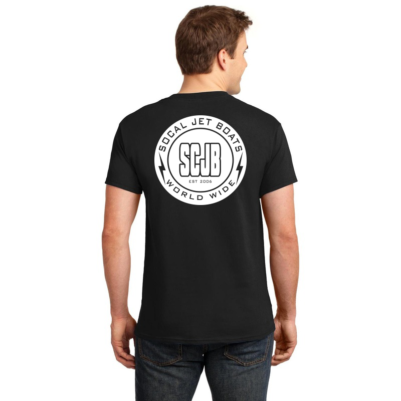 The White Bolt Mens T-Shirt | SoCal Jet Boats | Jet Boat Apparel