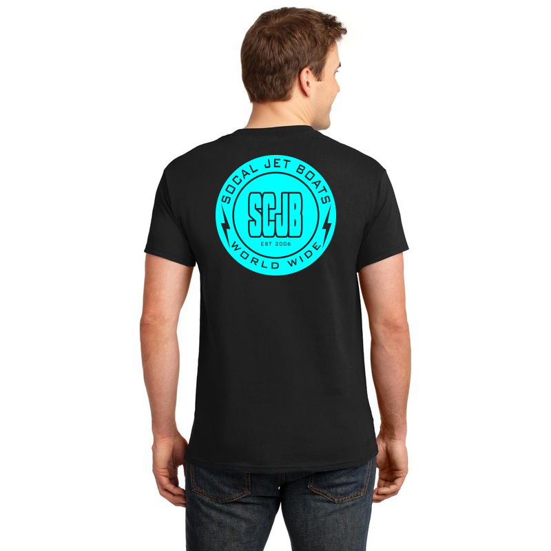 The Teal Bolt Mens T-Shirt | SoCal Jet Boats | Jet Boat Apparel