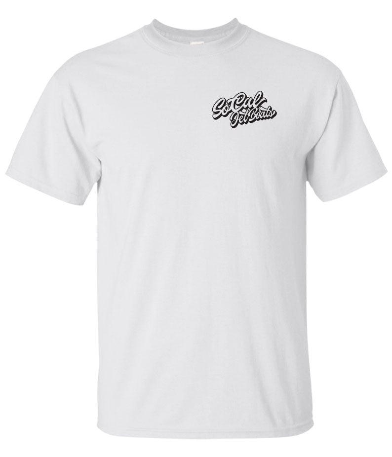 Sunset Advantage White T-Shirt | SoCal Jet Boats | Jet Boat Apparel
