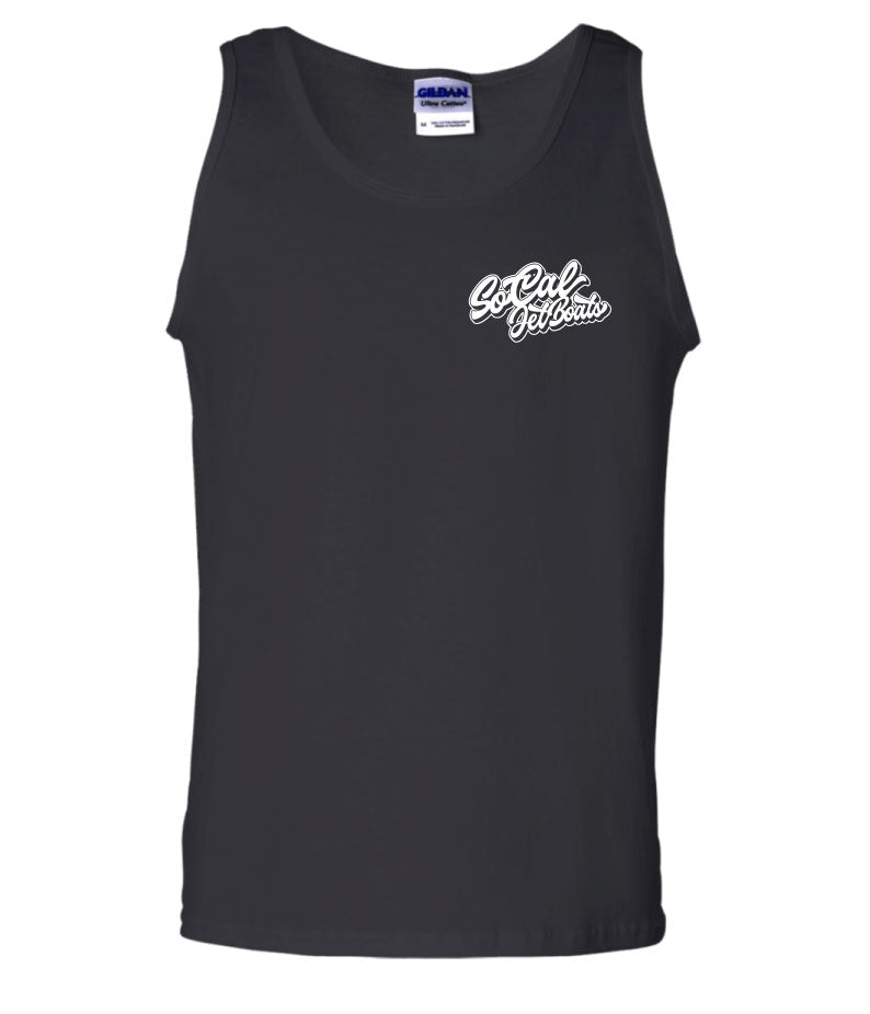 Sunset Advantage Black Tank Top | SoCal Jet Boats | Jet Boat Apparel