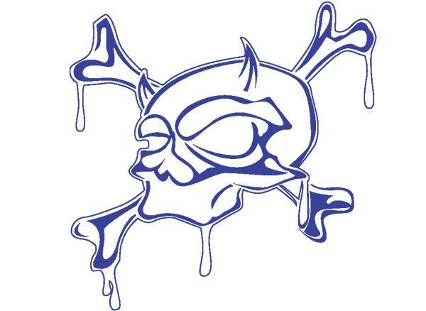 Skull Sticker