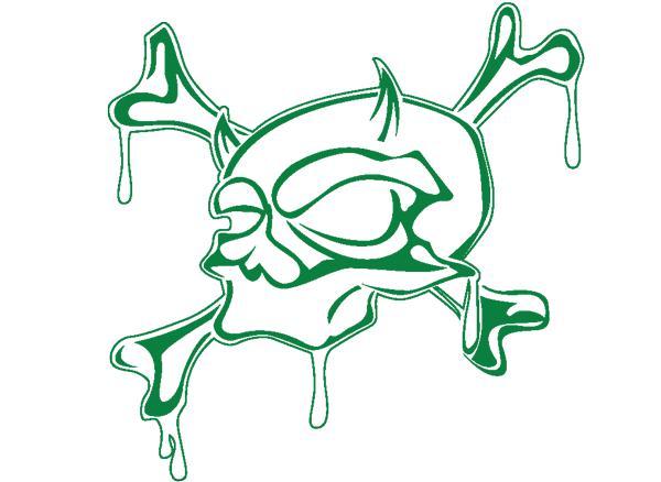 Skull Sticker