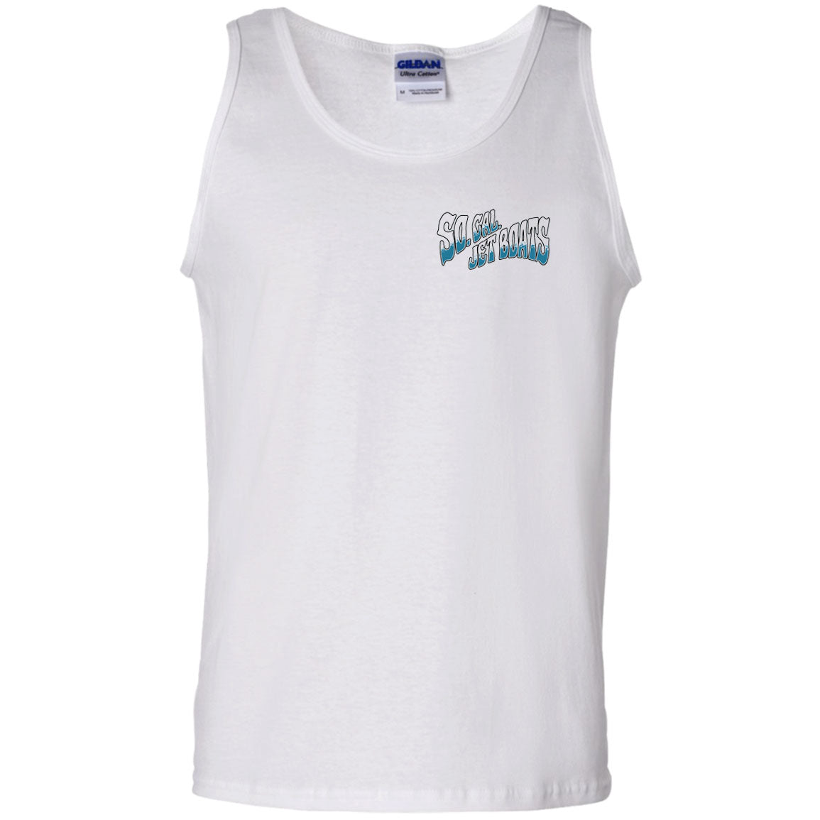 River Trippin' Men's White Tank Top | SoCal Jet Boats | Jet Boat Apparel