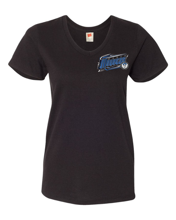 NJBA March Madness 2023 Event Womens V-Neck T-Shirt