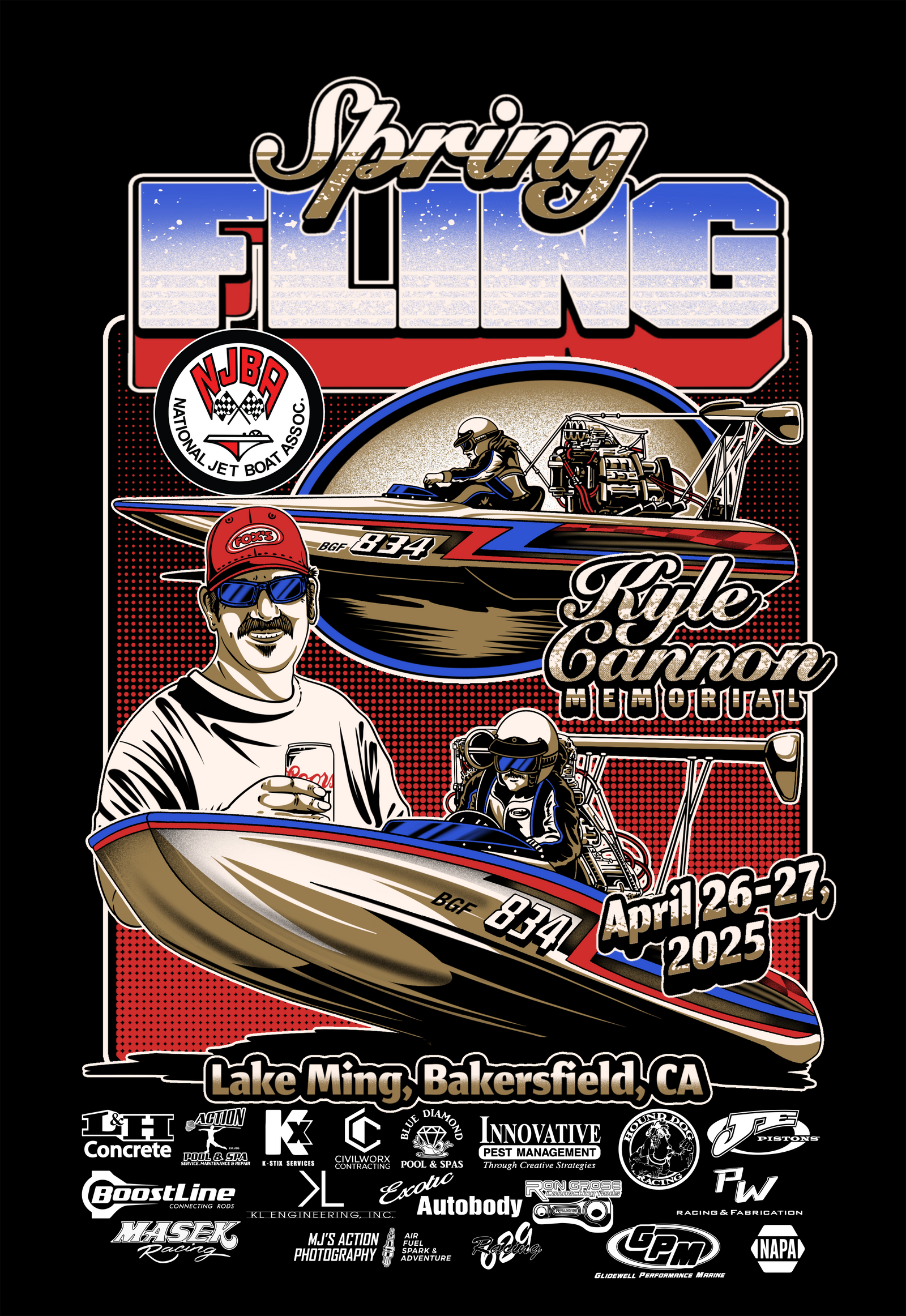 NJBA 2025 Spring Fling Official Event Shirts