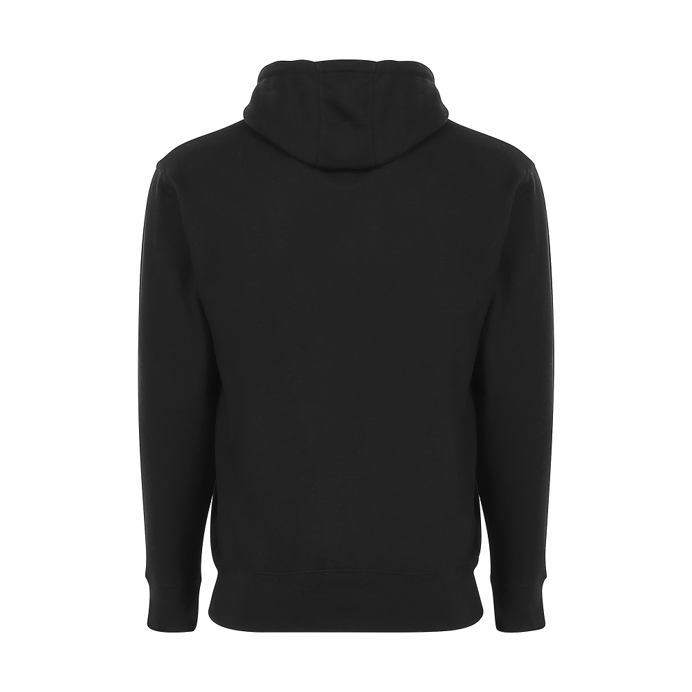 Mens Black Pullover Hooded Sweatshirt