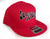 Youth Red Snapback Hat - Wave Logo
