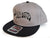 Youth Black and Grey Snapback Hat - Wave Logo