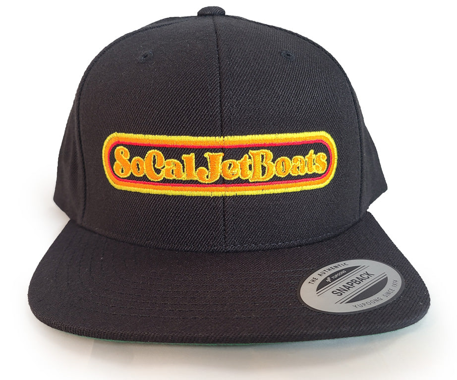 The Retro - Black Snapback Hat