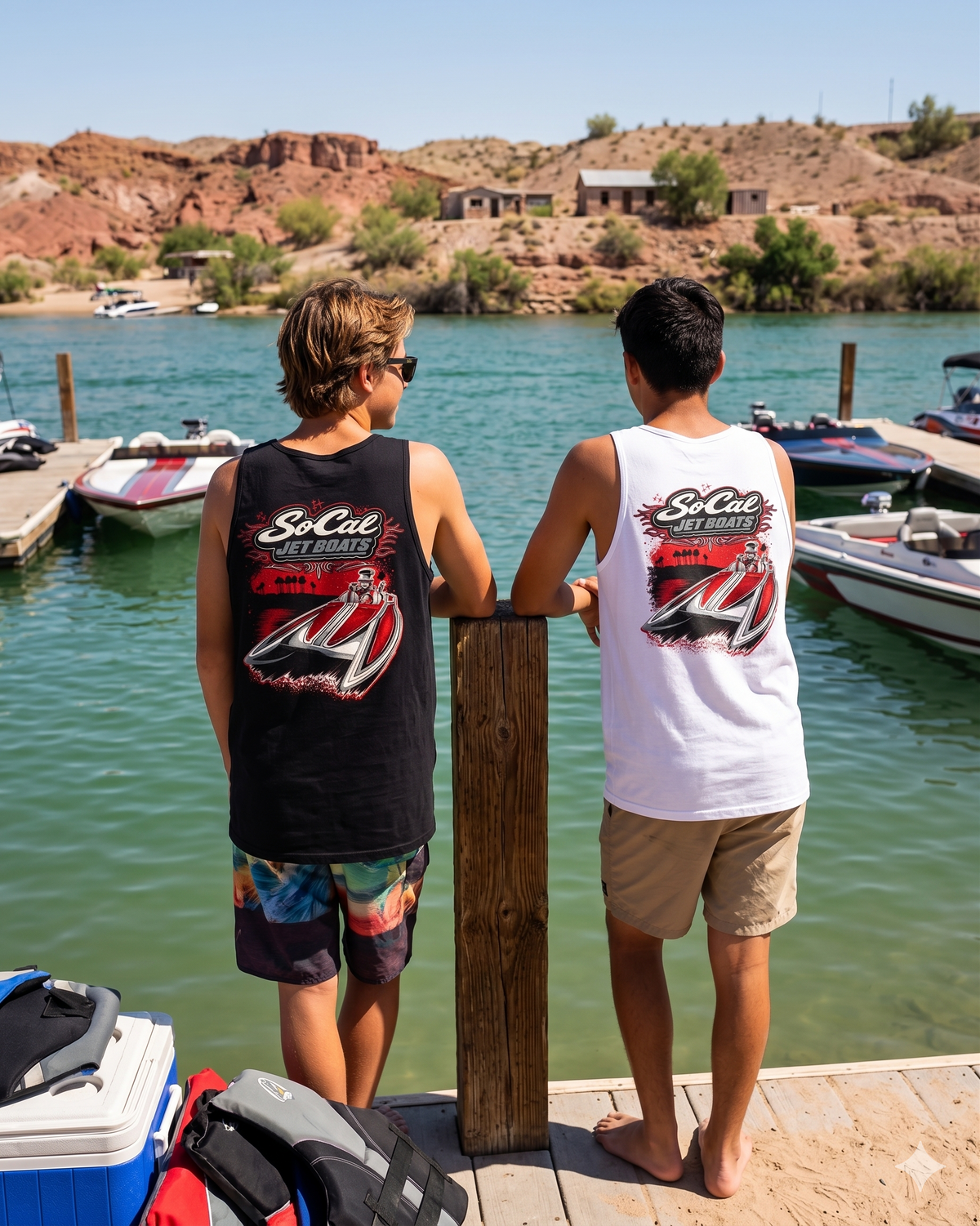 "The Daytona" Men's Black Tank Top