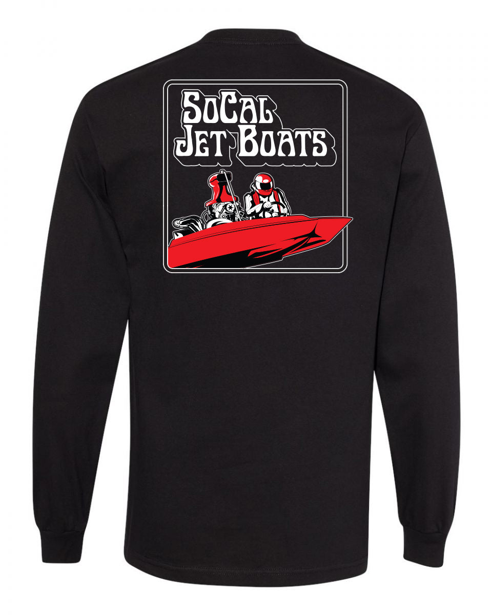 Red Racer Long Sleeve T-Shirt | SoCal Jet Boats | Jet Boat Apparel