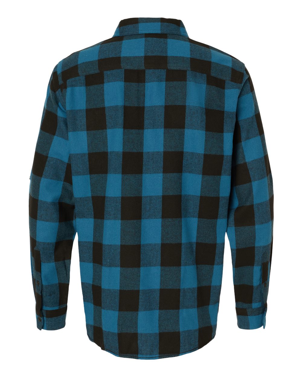 Mens Blue and Black Flannel