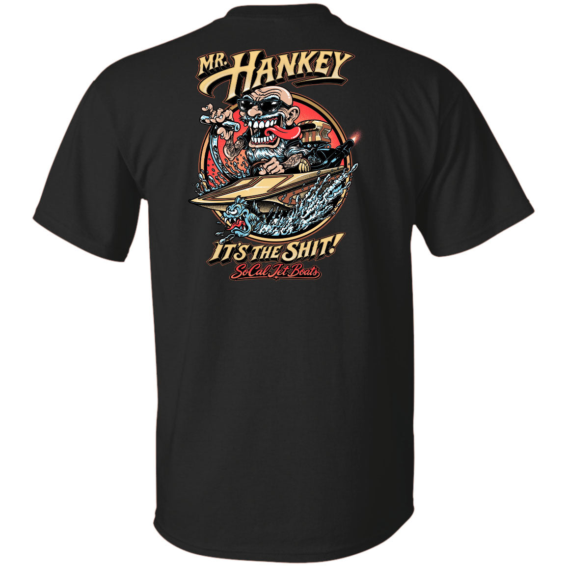 "Mr. Hankey" Men's Black T-Shirt