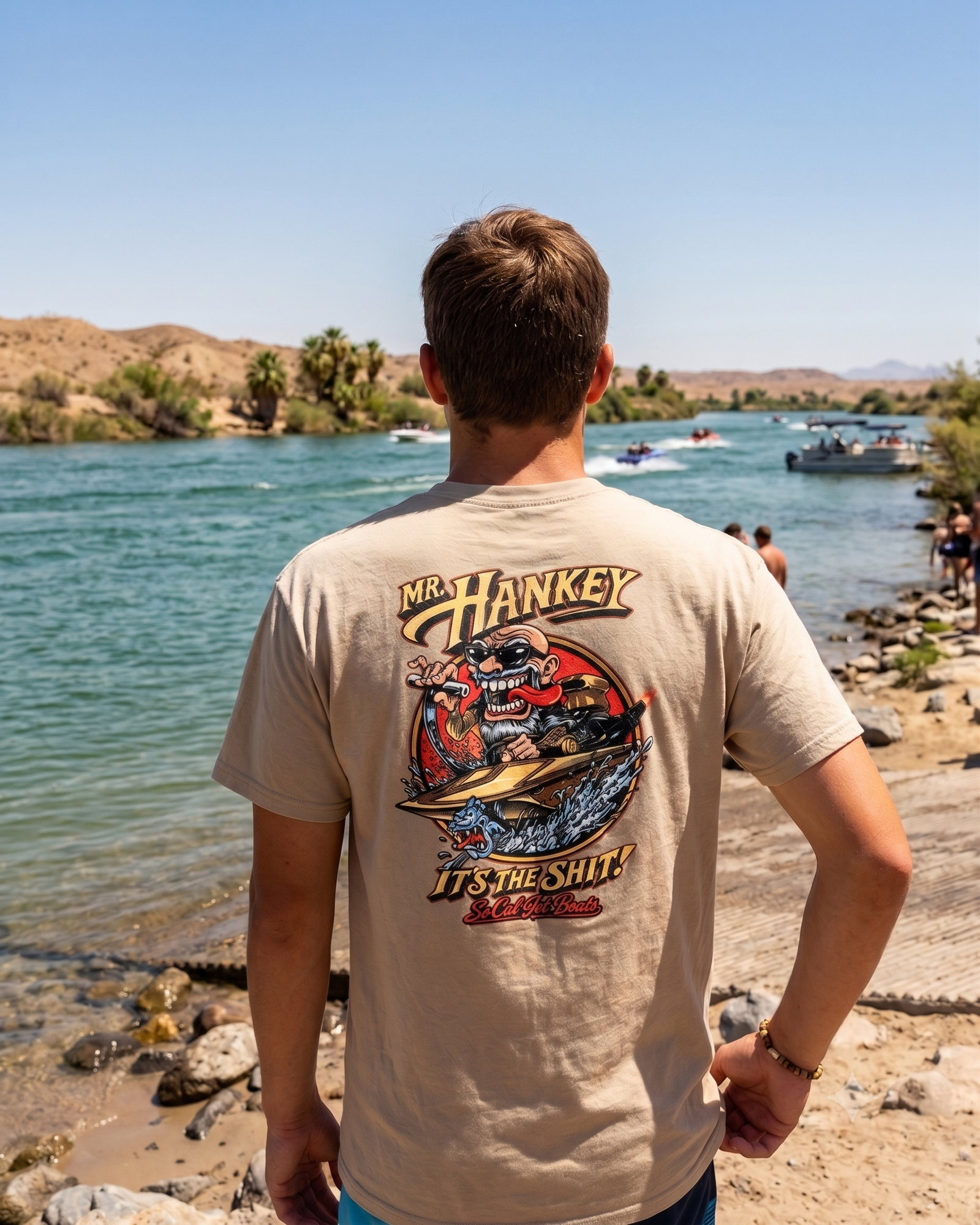 "Mr. Hankey" Men's Brown T-Shirt