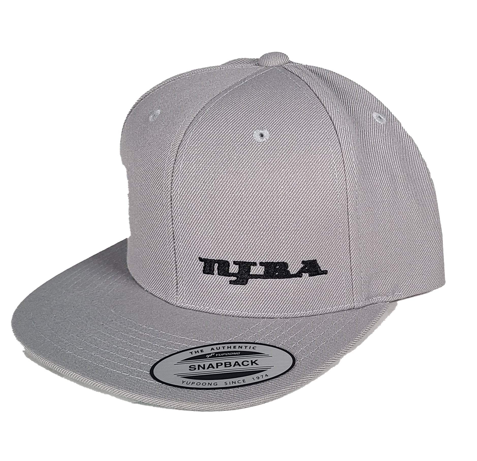 NJBA Grey Snap Back Hat
