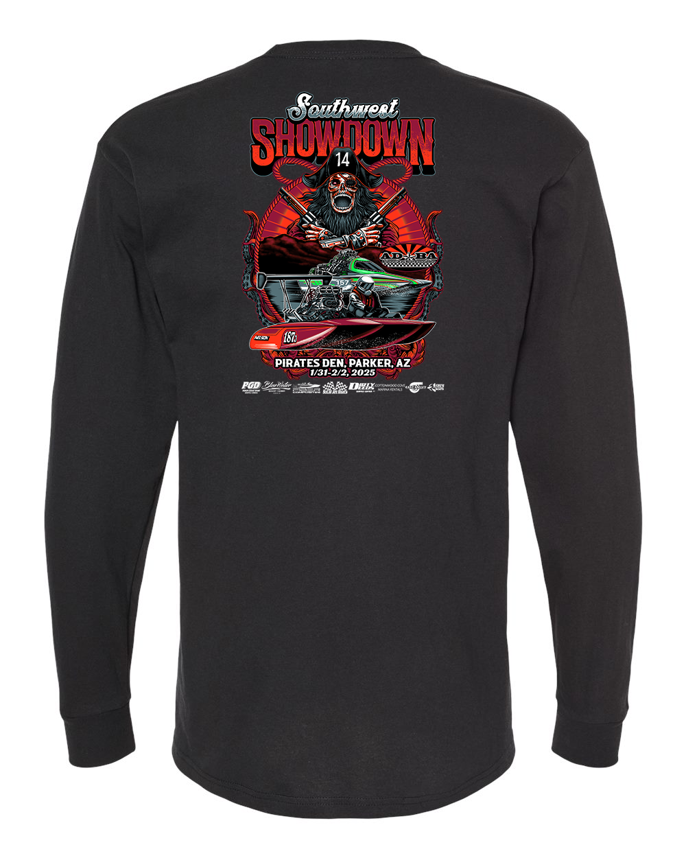 ADBA Southwest Showdown 14 Men's Long Sleeve T-Shirt