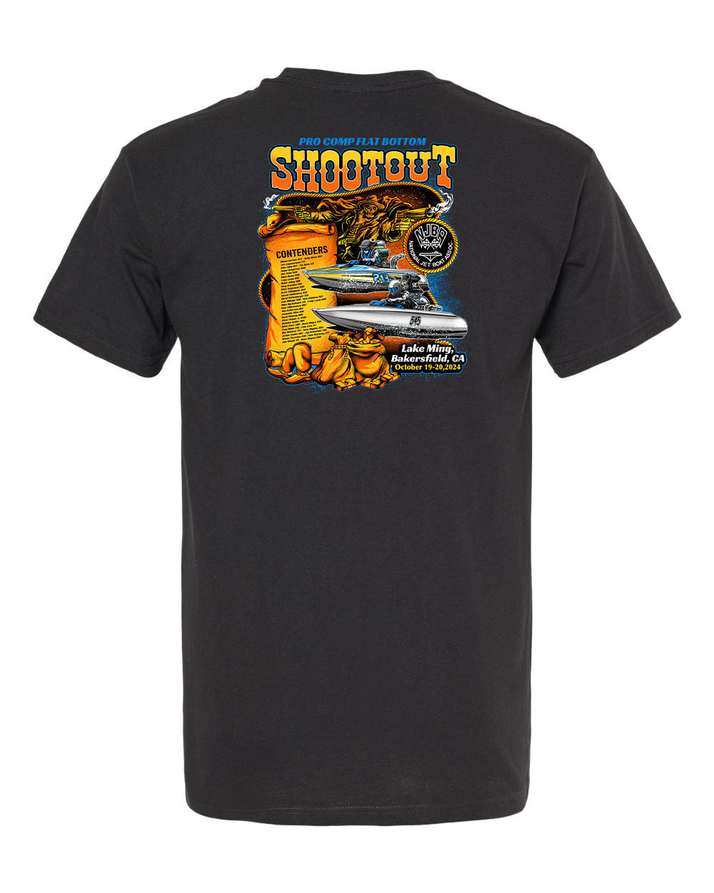 NJBA 2024 Pro Comp Flat Shootout Mens T-Shirt