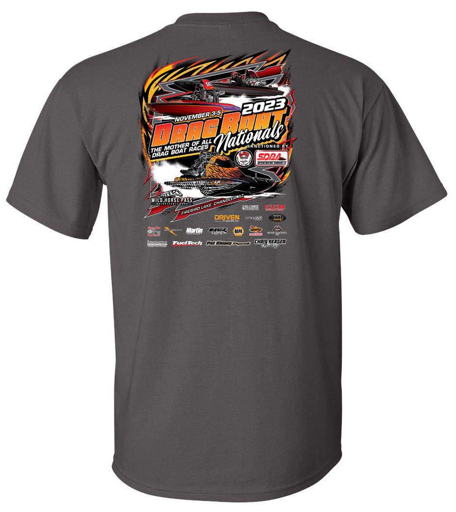 2023 Drag Boat Nationals Event Mens T-Shirt