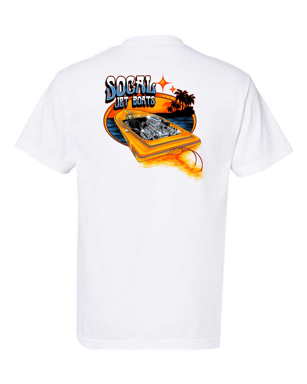 SoCal Jet Boats "Rogers in Paradise" White T-Shirt