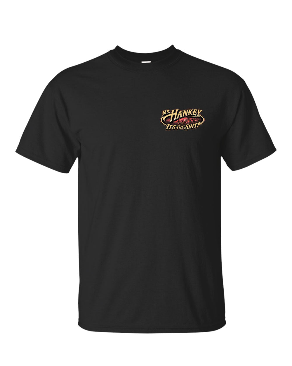 "Mr. Hankey" Men's Black T-Shirt
