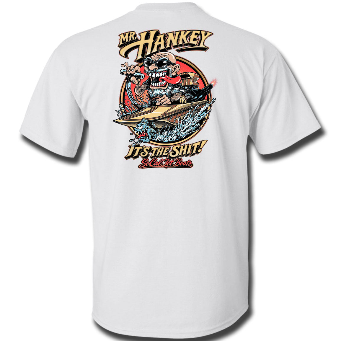 "Mr. Hankey" Men's White T-Shirt