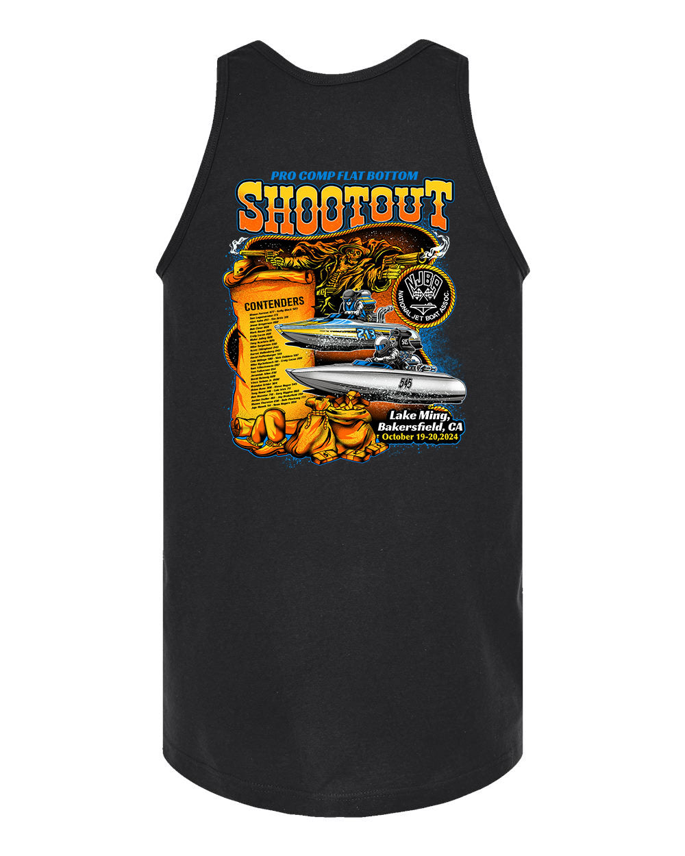 NJBA 2024 Pro Comp Flat Mens Tank Top