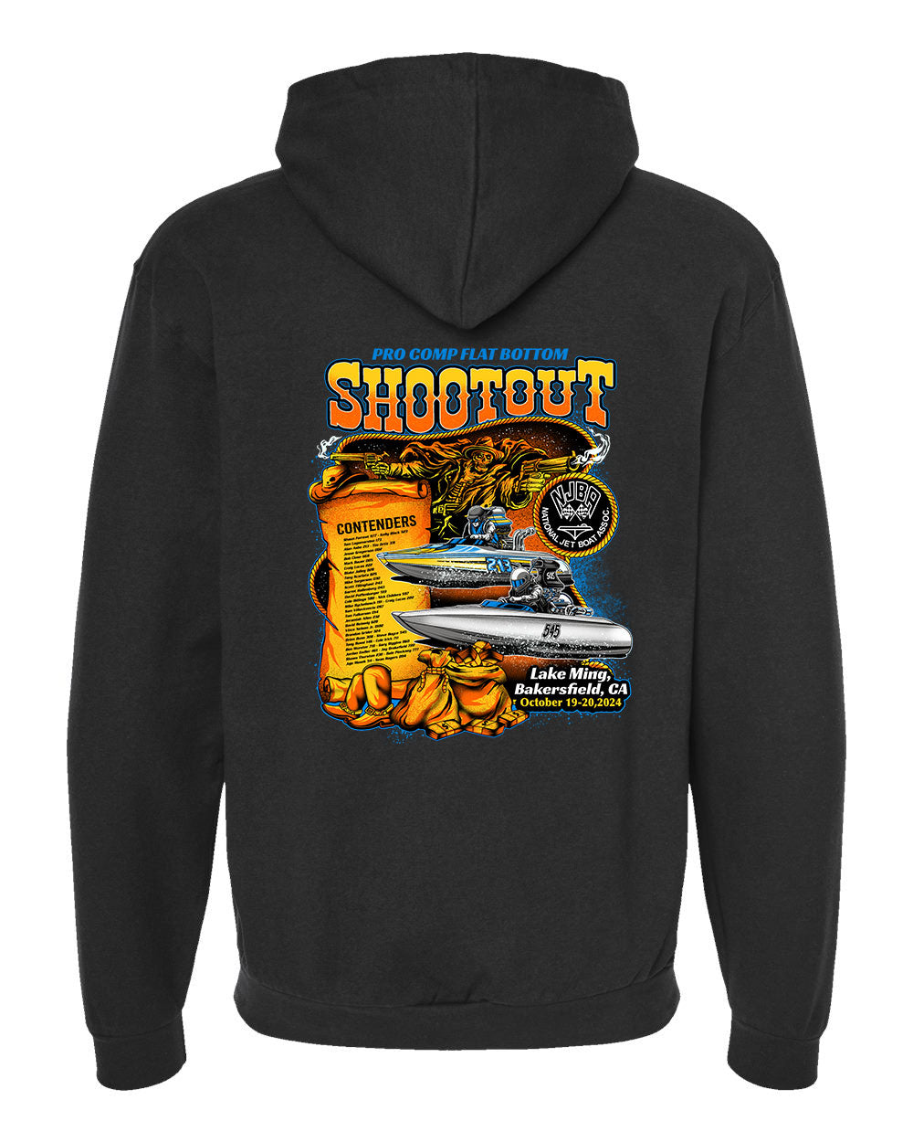 NJBA 2024 Pro Comp Flat Shootout Zip Up Sweatshirt