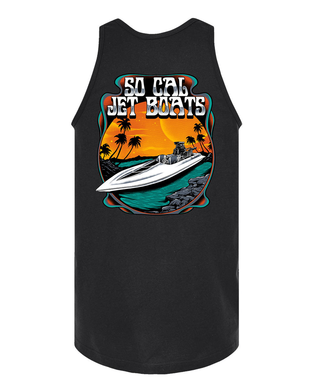 Sliver Black Tank Top | SoCal Jet Boats | Jet Boat Apparel