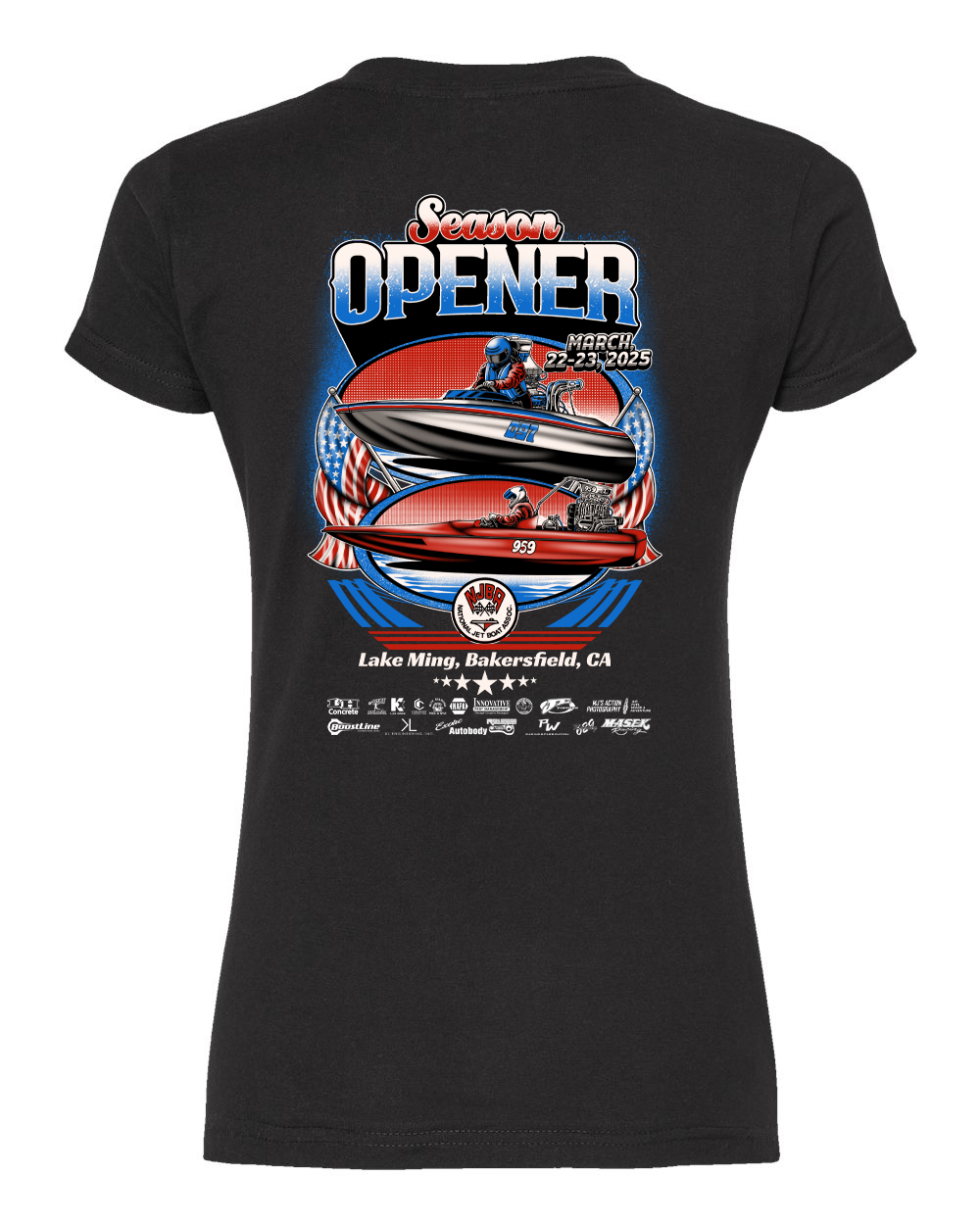 NJBA 2025 Season Opener Women's V-Neck T-Shirt