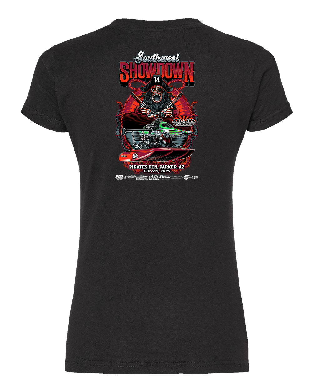 ADBA Southwest Showdown 14 Women's V-Neck T-Shirt