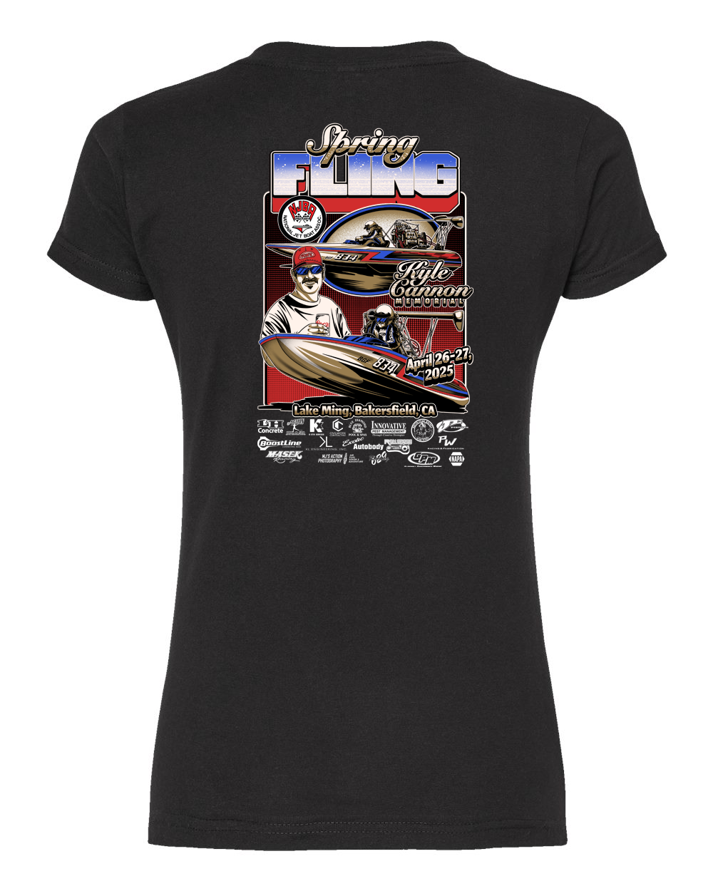 NJBA 2025 Spring Fling Women&#39;s V-Neck T-Shirt
