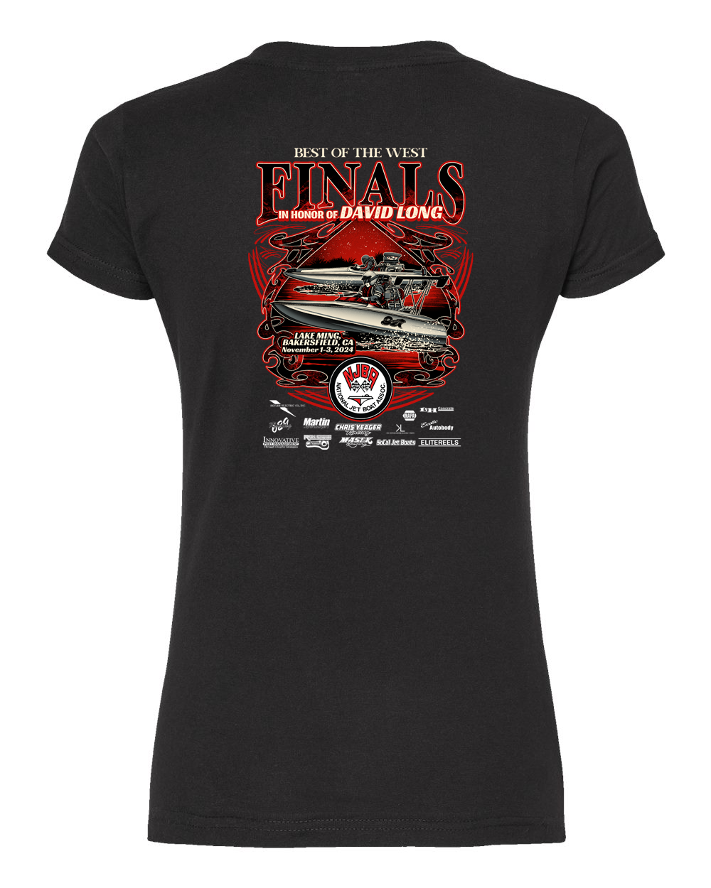 NJBA 2024 Best of the West Finals Women's V-Neck T-Shirt