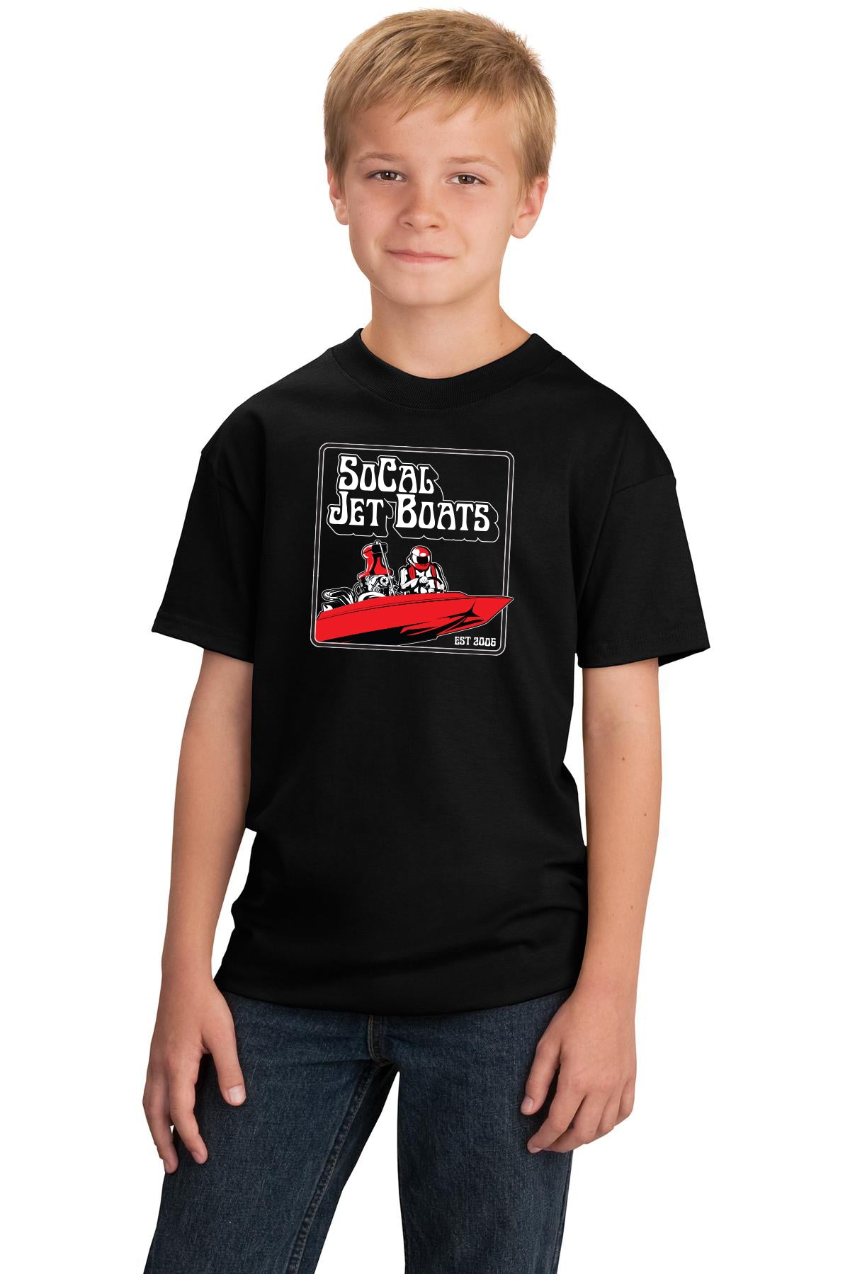 Red Racer Youth T-Shirt | SoCal Jet Boats | Jet Boat Apparel