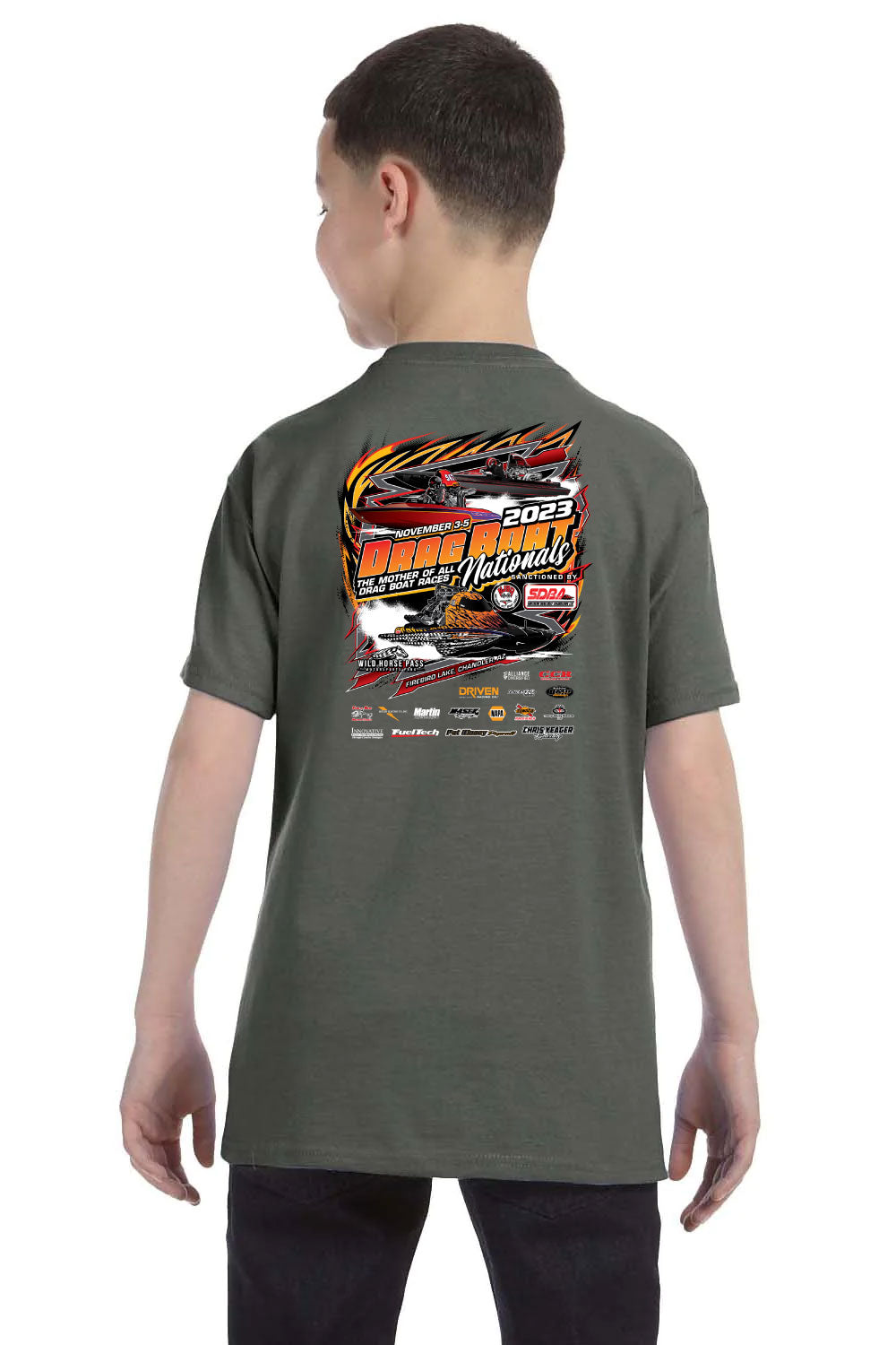 2023 Drag Boat Nationals Event Youth T-Shirt