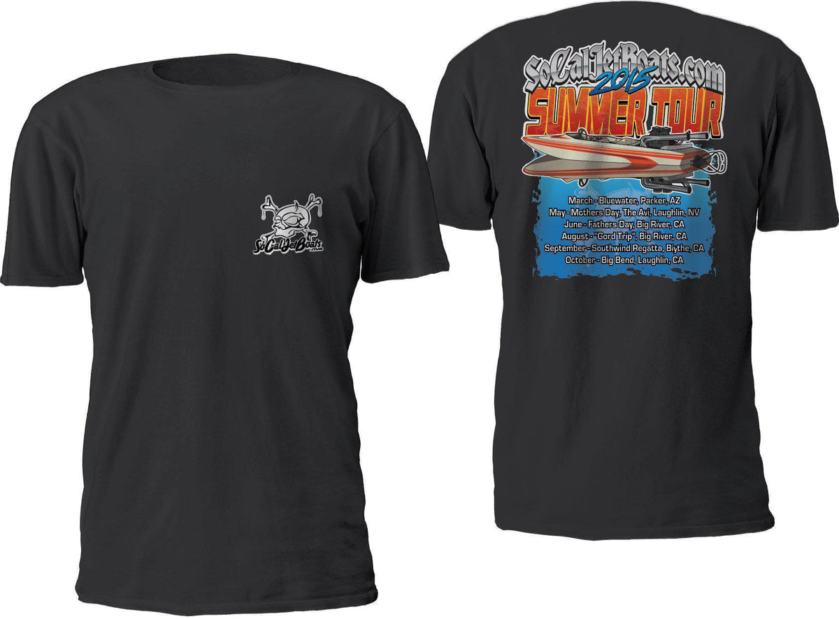 2015 Summer Tour T-Shirt | SoCal Jet Boats | Jet Boat Apparel