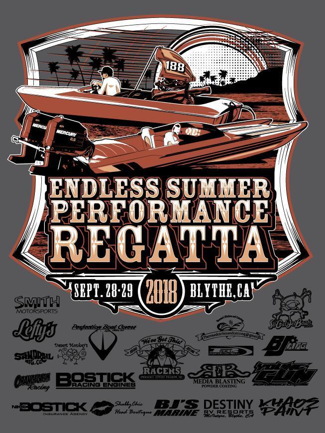 2018 Endless Summer Performance Regatta Poster | SoCal Jet Boats | Jet Boat Apparel