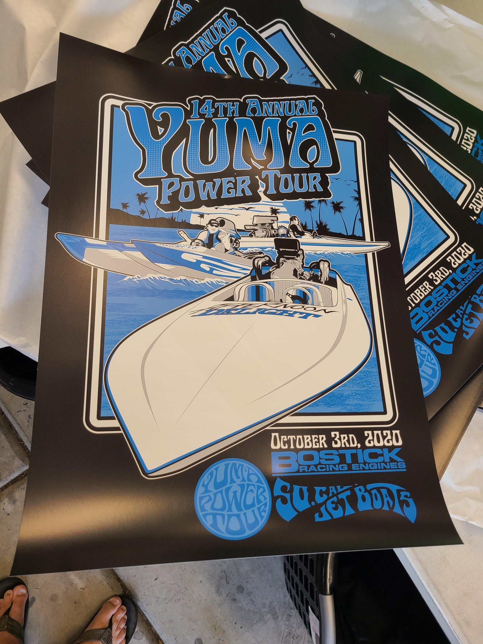 2020 Yuma Power Tour Poster | SoCal Jet Boats | Jet Boat Apparel