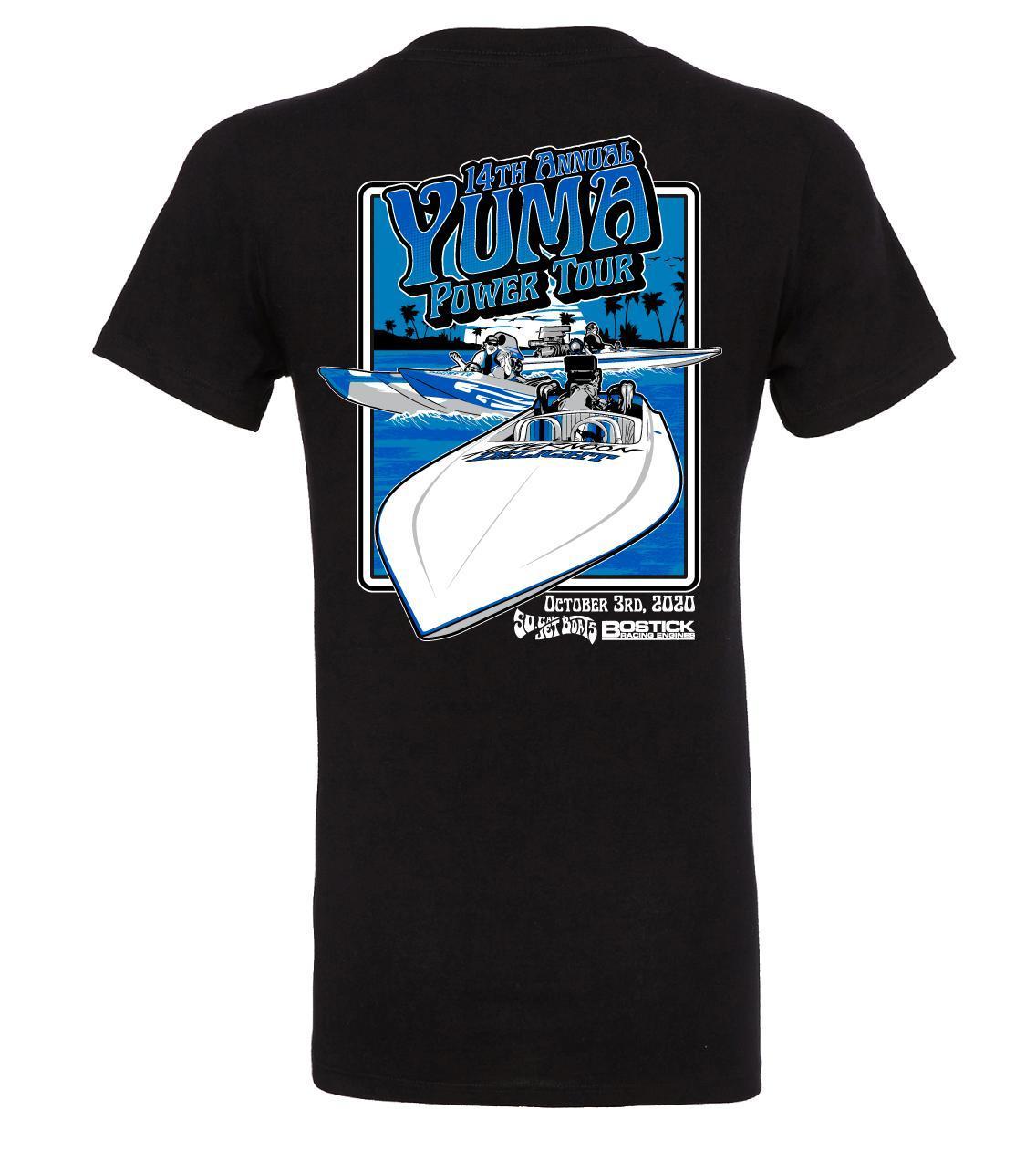 2020 Yuma Power Tour Womens V-Neck T-Shirt | SoCal Jet Boats | Jet Boat Apparel