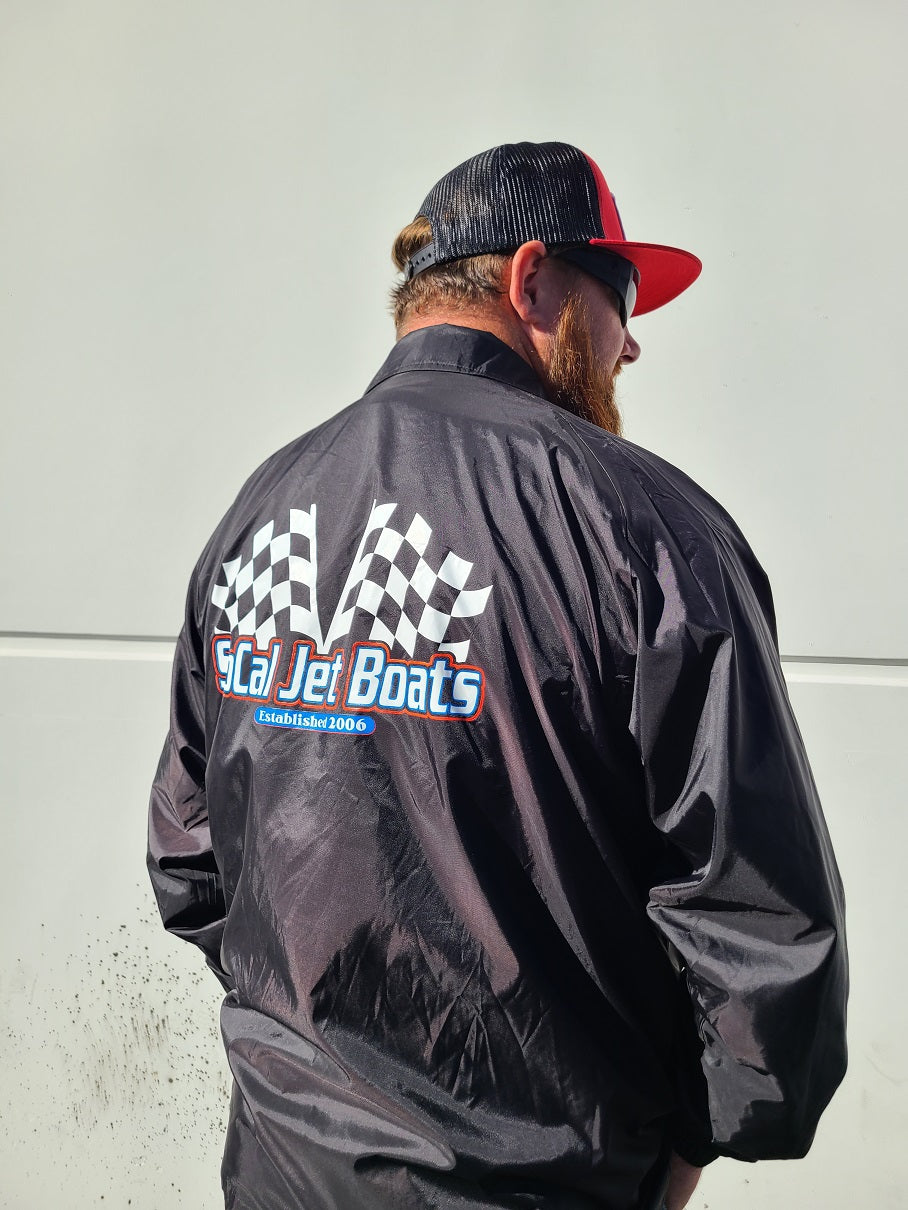 SoCal Jet Boats Finish Line Coaches Jacket | SoCal Jet Boats | Jet Boat Apparel