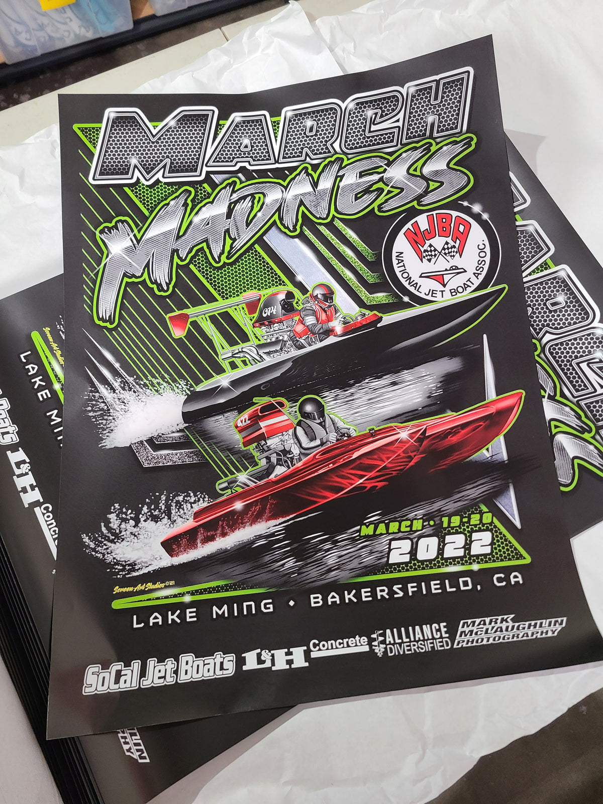 NJBA March Madness 2022 Event Poster