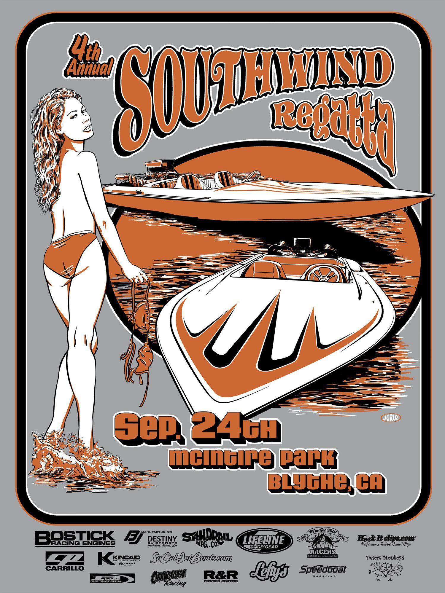 4th Annual Southwind Regatta Tank Top | SoCal Jet Boats | Jet Boat Apparel