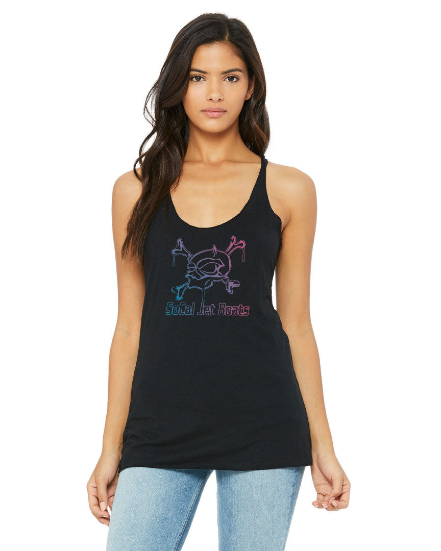 Electric Fade Womens Tank Top | SoCal Jet Boats | Jet Boat Apparel
